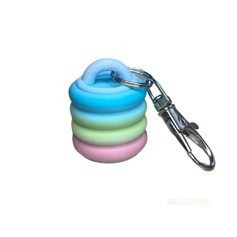 GlossGrl Keychain Caps Limited Edition Orange