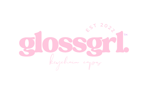 glossgrl lip gloss cap keychains
