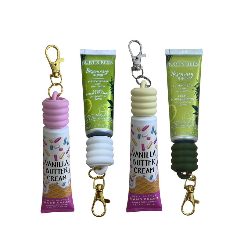 GlossGrl 1oz Mini Hand Lotion Keychain Caps